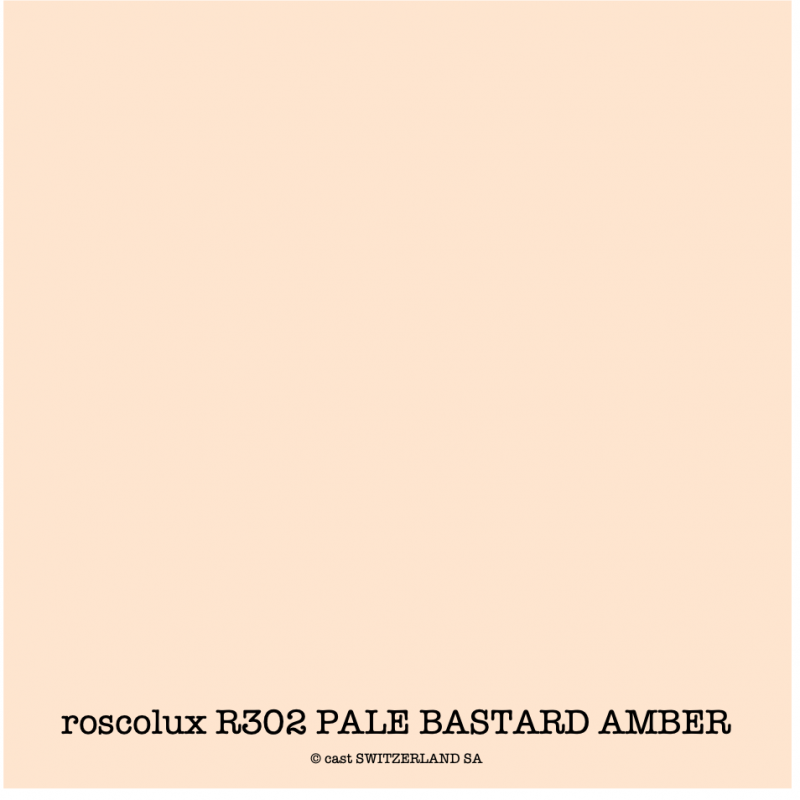 roscolux R302 PALE BASTARD AMBER Rolle 1.22 x 7.62m