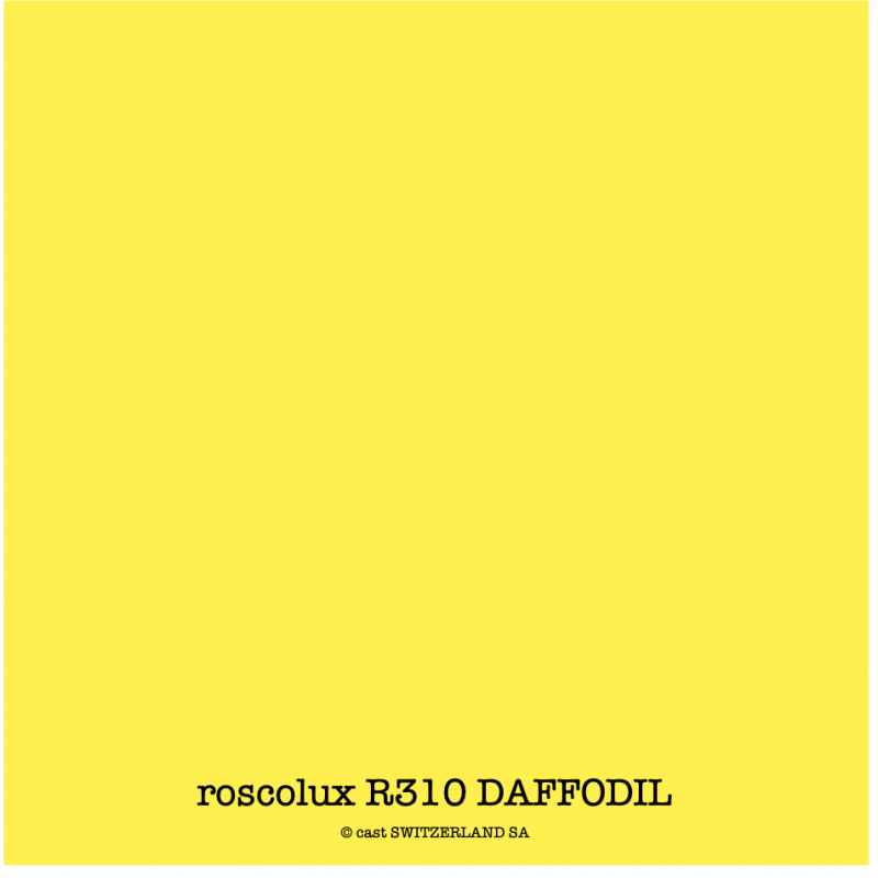 roscolux R310 DAFFODIL Rouleau 1.22 x 7.62m