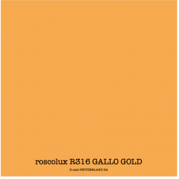 roscolux R316 GALLO GOLD Rolle 1.22 x 7.62m