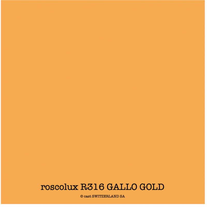 roscolux R316 GALLO GOLD Rolle 1.22 x 7.62m