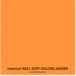 roscolux R321 SOFT GOLDEN AMBER Rolle 1.22 x 7.62m