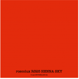 roscolux R325 HENNA SKY Rouleau 1.22 x 7.62m