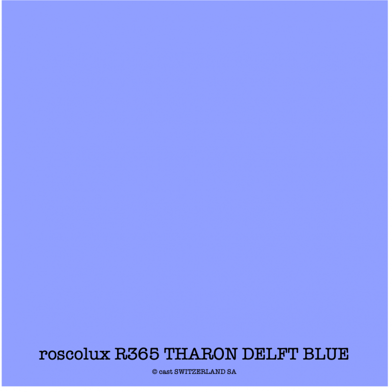 roscolux R365 THARON DELFT BLUE Rouleau 1.22 x 7.62m