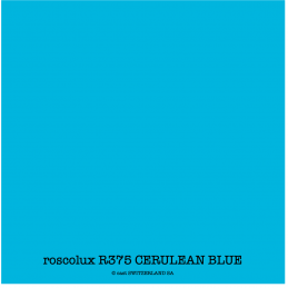 roscolux R375 CERULEAN BLUE Rouleau 1.22 x 7.62m