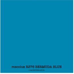 roscolux R376 BERMUDA BLUE Rouleau 1.22 x 7.62m