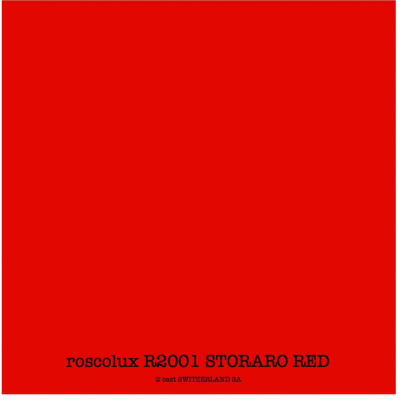 roscolux R2001 STORARO RED Rouleau 1.22 x 7.62m