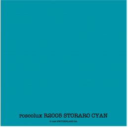 roscolux R2005 STORARO CYAN Rolle 1.22 x 7.62m