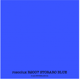 roscolux R2007 STORARO BLUE Rouleau 1.22 x 7.62m