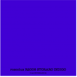 roscolux R2008 STORARO INDIGO Rouleau 1.22 x 7.62m
