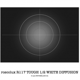 roscolux R117 TOUGH 1/2 WHITE DIFFUSION Rouleau 1.22 x 7.62m