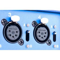 RDM OPTO-SPLITTER 2»8 PortableMount, bleu