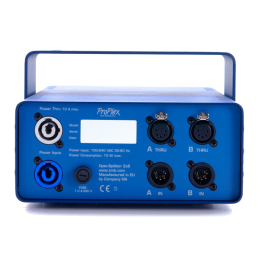 DMX OPTO-SPLITTER 2»8 PortableMount, blau