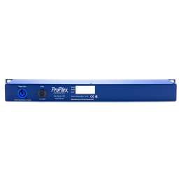 DMX OPTO-SPLITTER 2»8 Rack Mount, blau