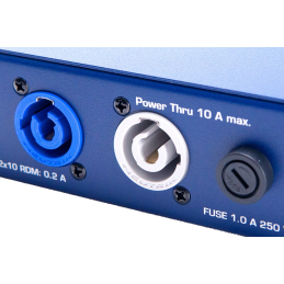 RDM OPTO-SPLITTER 2»10 Rack Mount, blau