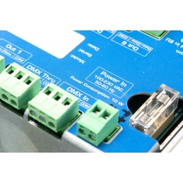 DMX OPTO-SPLITTER 1»6 IP65 PortableMount, blau
