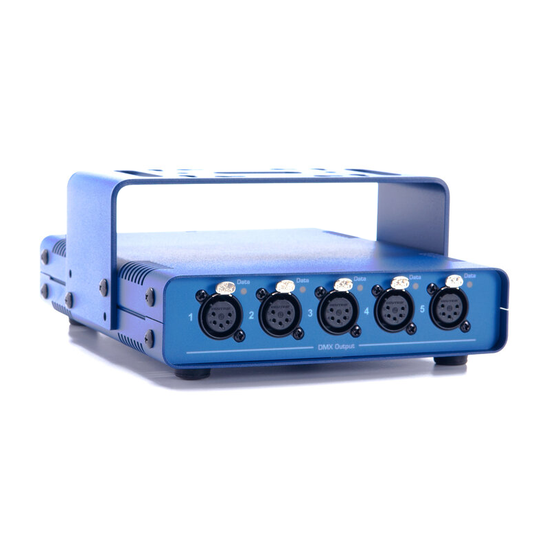 DMX OPTO-SPLITTER mini 1»5 PortableMount, blau