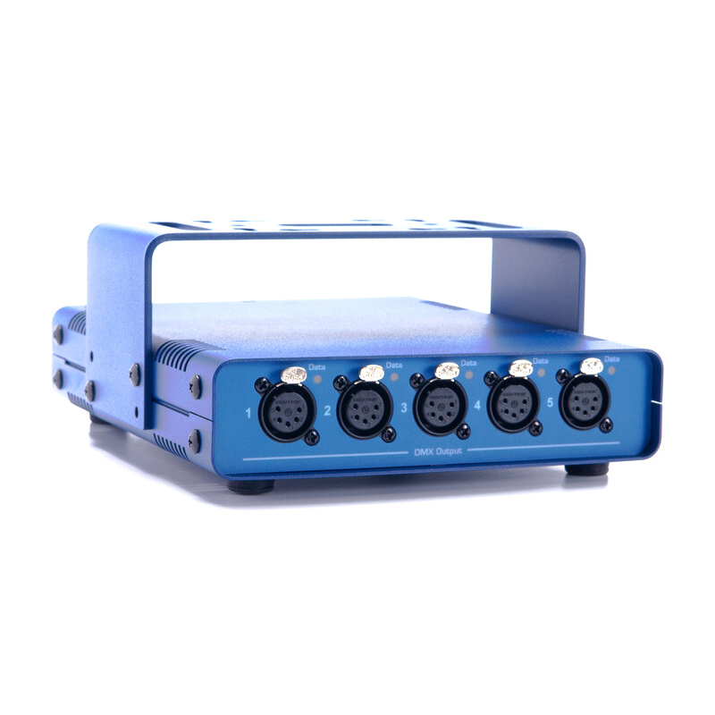 DMX OPTO-SPLITTER mini 1»5 PortableMount, bleu
