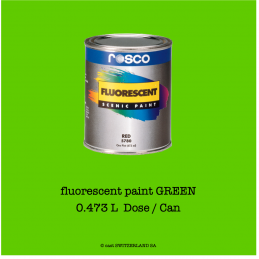 fluorescent paint GREEN | 0,473 Liter Dose
