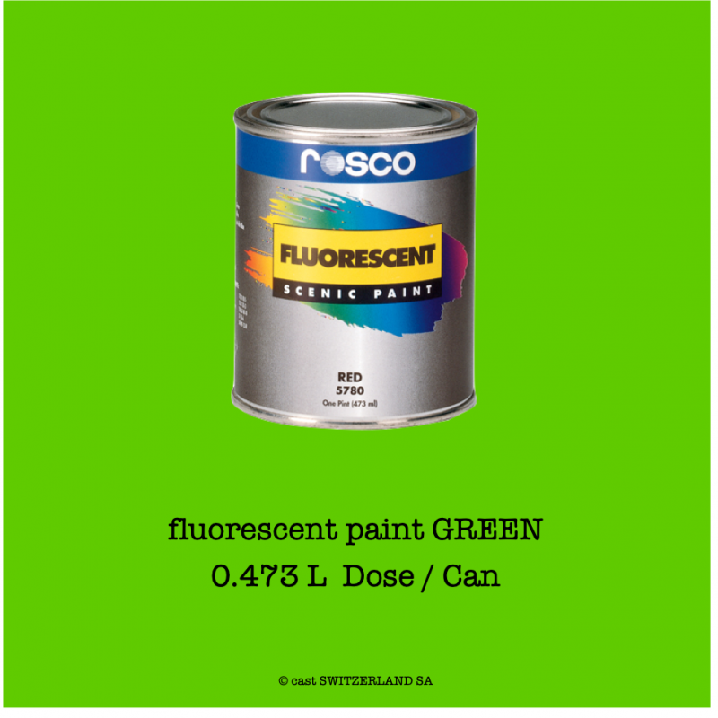 fluorescent paint GREEN | 0,473 Liter Dose