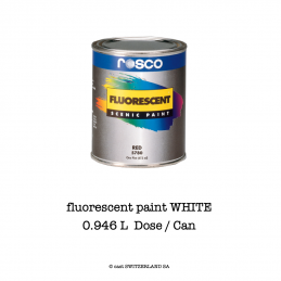 fluorescent paint WHITE | 0,946 Liter Dose
