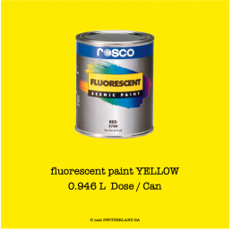 fluorescent paint YELLOW | 0,946 Liter Dose