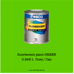 fluorescent paint GREEN | 0,946 Liter Dose
