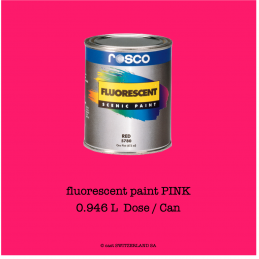 fluorescent paint PINK | 0,946 Liter Dose