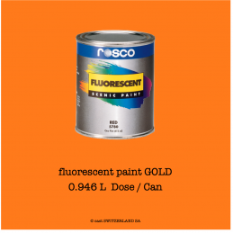 fluorescent paint GOLD | 0,946 Liter Dose