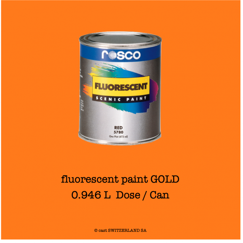 fluorescent paint GOLD | 0,946 litre Can