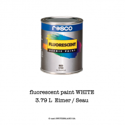 fluorescent paint WHITE | 3,79 Liter Eimer