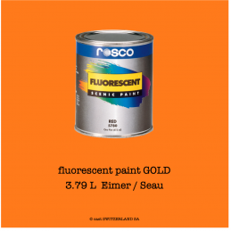 fluorescent paint GOLD | 3,79 Liter Eimer