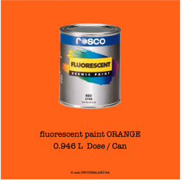 fluorescent paint ORANGE | 0,946 Liter Dose