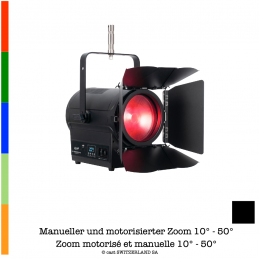 KL FRESNEL 8 FC | 2400K-8500K, schwarz