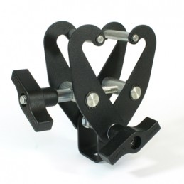 Heavy Duty Scissor Clamp, 250kg | ? 120 x 15mm, noir