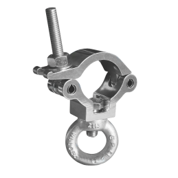 Slimline Lightweight Hanging Clamp, 300kg, aluminium poliert