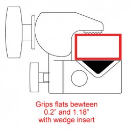 Supa Clamp, 20kg, silber