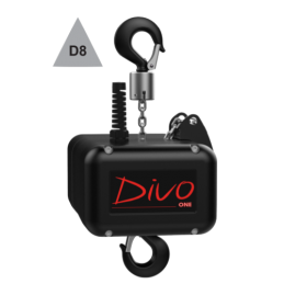 ONE D8, 320kg | 5:1 | 16m/min | schwarz | Kette 18m, verzinkt