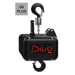 ONE D8plus, 200kg | 10:1 | 8m/min | schwarz | Kette 10m, verzinkt