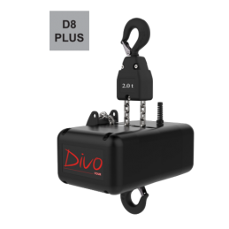 FOUR D8plus, 2000kg | 8:1 | 2m/min | schwarz | Kette 5m, verzinkt