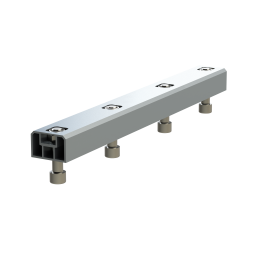 AMTS L52S vertical connector tube | Aluminium roh