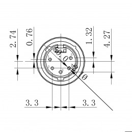 XLR5 Kabelstecker XL25MB, schwarz