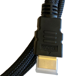 Câble HDMI UHD 4K@60Hz | Câble HDMI haute vitesse avec Ethernet0.061, noir, 1m
