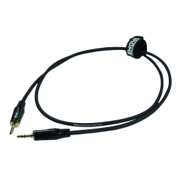 Stereo Kabel miniJack3.50.14, schwarz, 5m