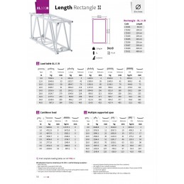 XL101R-L400 Gerade 4-Punkt Rechteckstraverse L?nge 400cm