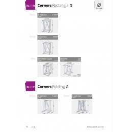 XL101F-L300 Gerade 4-Punkt Falt-Traverse L?nge 300cm