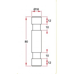 Mini Spigot 16mm | Acier