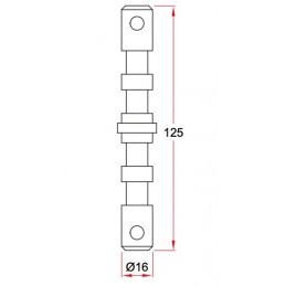 Grip Spigot 16mm | Aluminium bruux