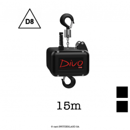 ONE D8, 320kg | 5:1 | 4m/min | noir | Châine 15m, noir