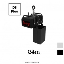 TWO D8plus, 320kg | 10:1 | 4m/min | noir | Châine 24m, galvanisé