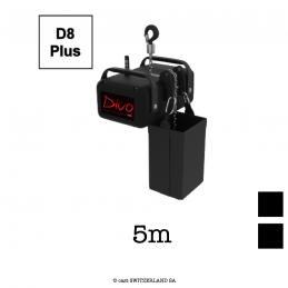 TWO D8plus, 320kg | 10:1 | 4m/min | noir | Châine 5m, noir